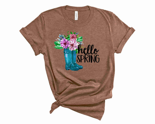 Hello Spring - Graphic Tee